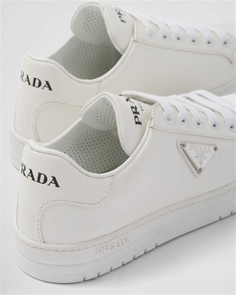 prada weisse sneaker damen|prada downtown sneakers.